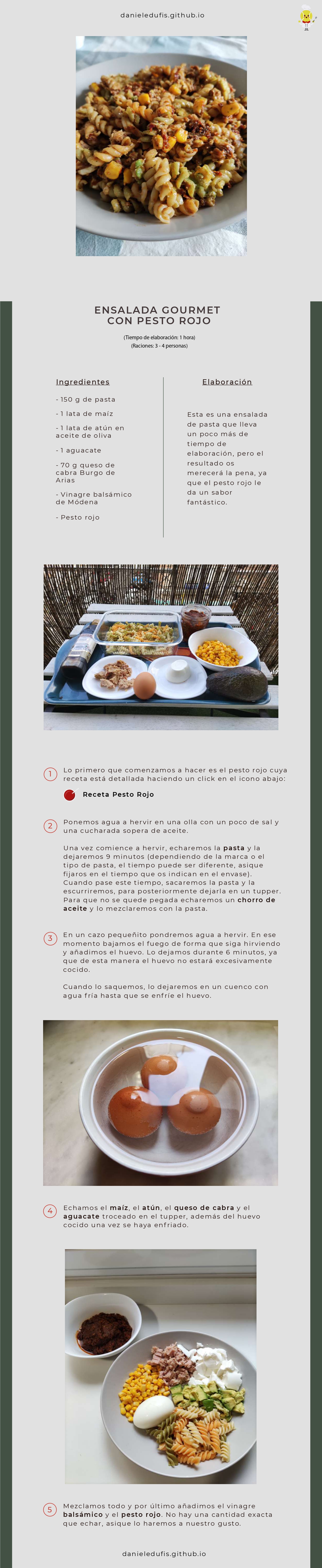 Receta ensalada gourmet