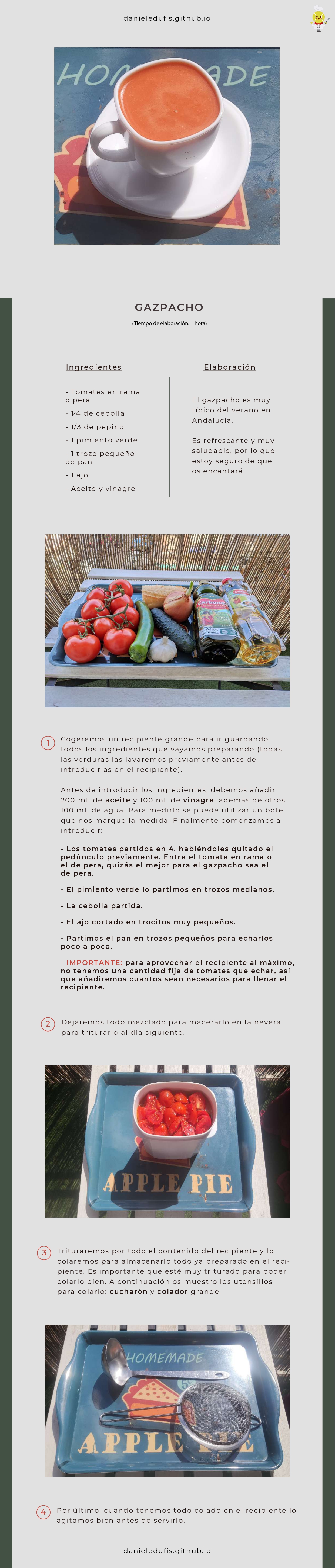 Receta gazpacho